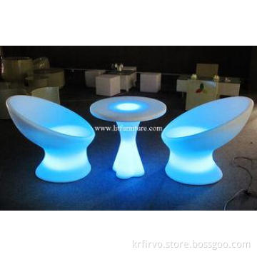 Colors changeable LED illuminated chair , RGB LED light Tab